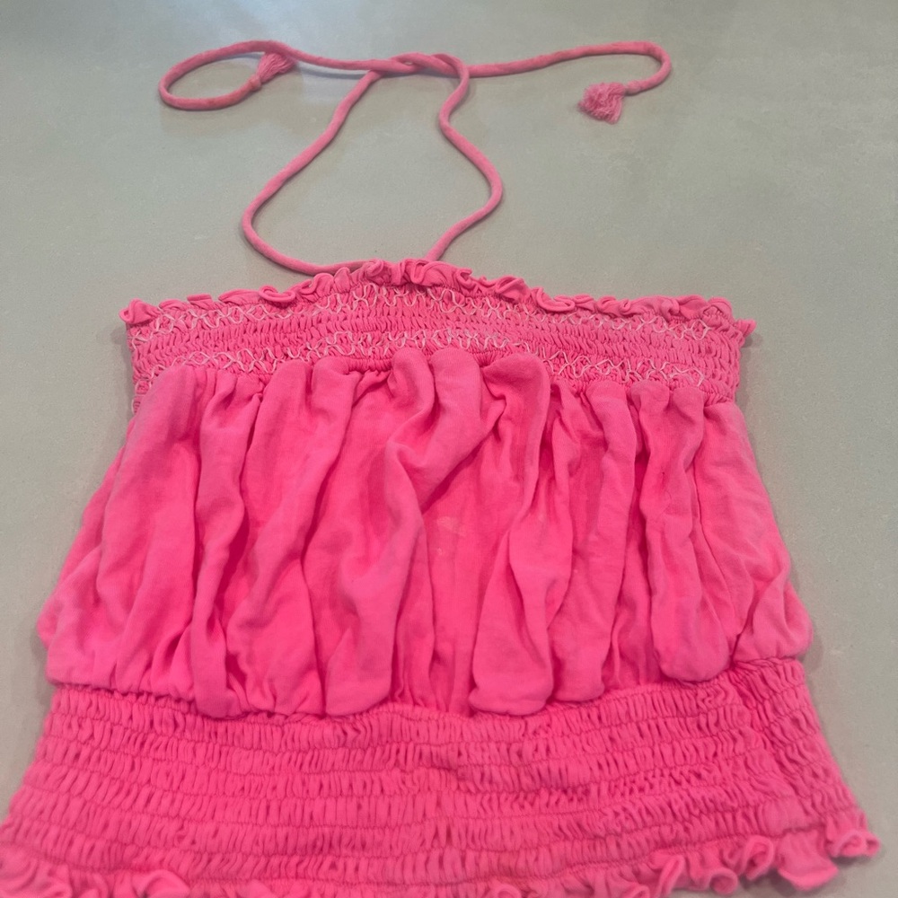 Flowers by Zoe Vibrant Pink Halter